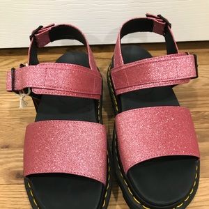 Doc Martens VOSS Pink Glitter, Size 5